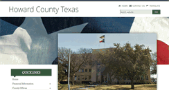 Desktop Screenshot of co.howard.tx.us
