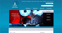 Desktop Screenshot of healthsciences.howard.edu